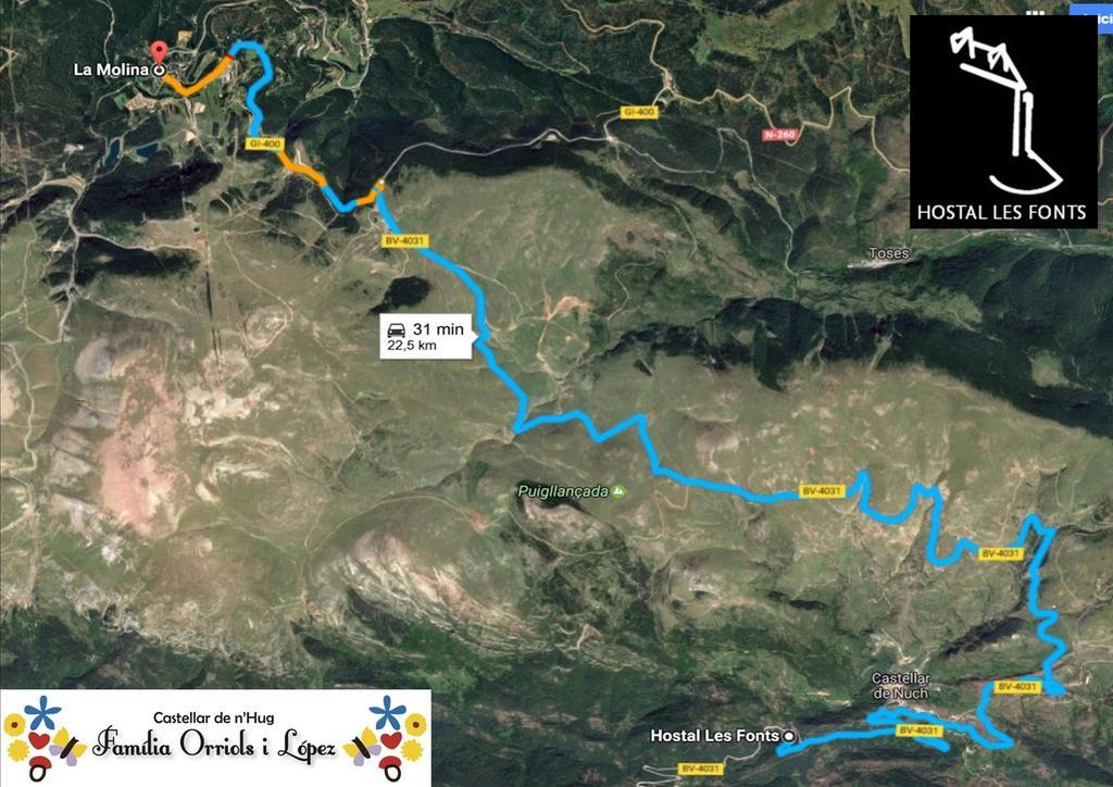Affittacamere Les Fonts Castellar De N'Hug